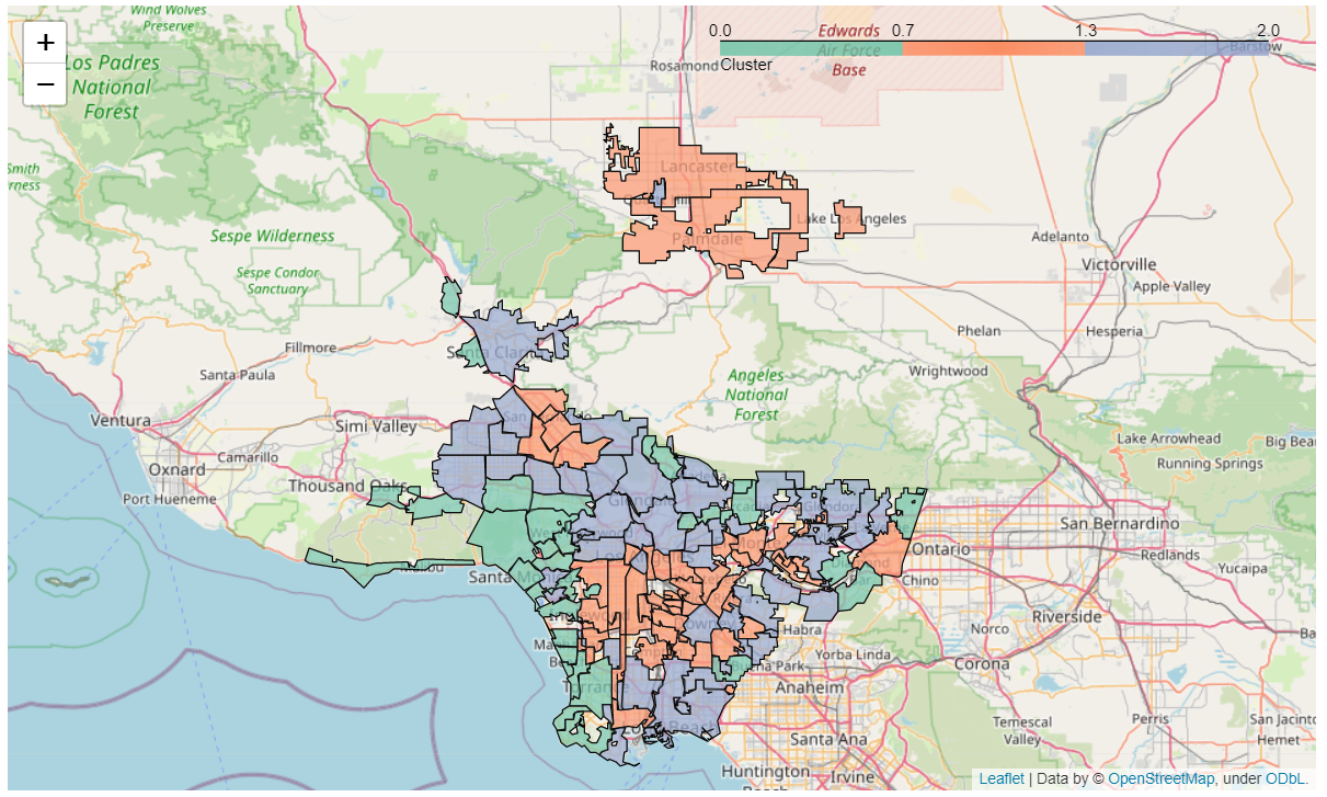 LA County Sociodemographic Clustering - Coursera Capstone